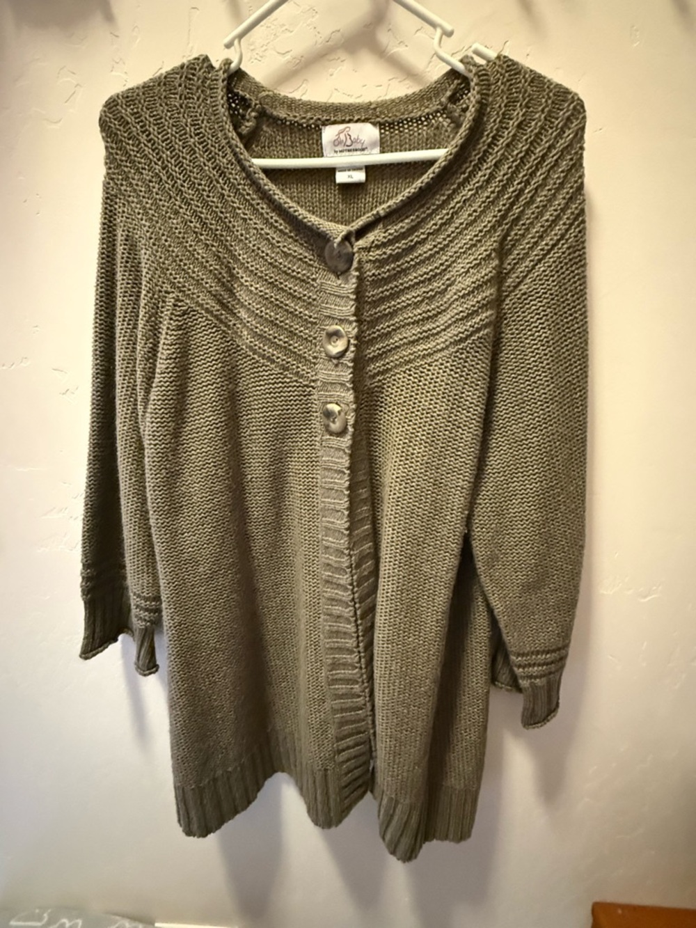 Oh Baby by Motherhood Knit Button-Up maternity Cardigan